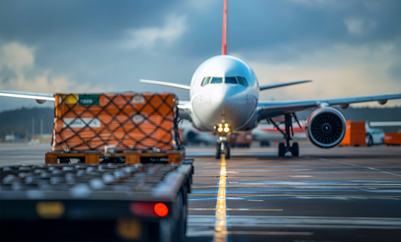 Air freight cargo shipping services for international logistics