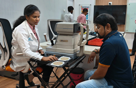 Eye check-up camp conducted under CSR program